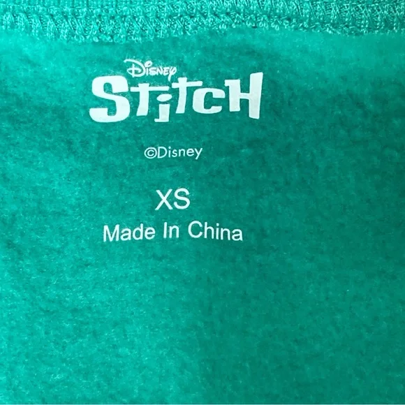 Disney Stitch Kids Toldder Jacket Green/White Sz XS - Picture 12 of 14